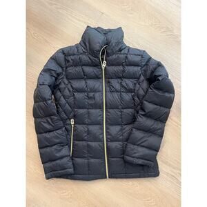 Michael Kors Down Puffer Jacket Women Packable  Quilted Black Womens Size S
